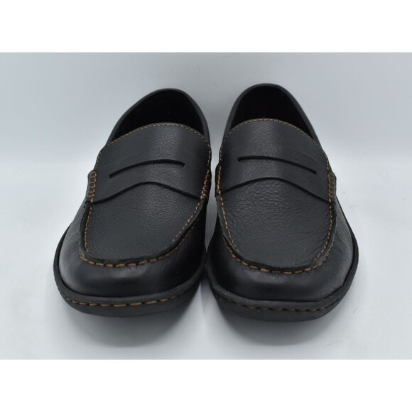 Born Mens Size 13 Simon III Black Full Grain Leather Slip On Loafers Shoes main image 10